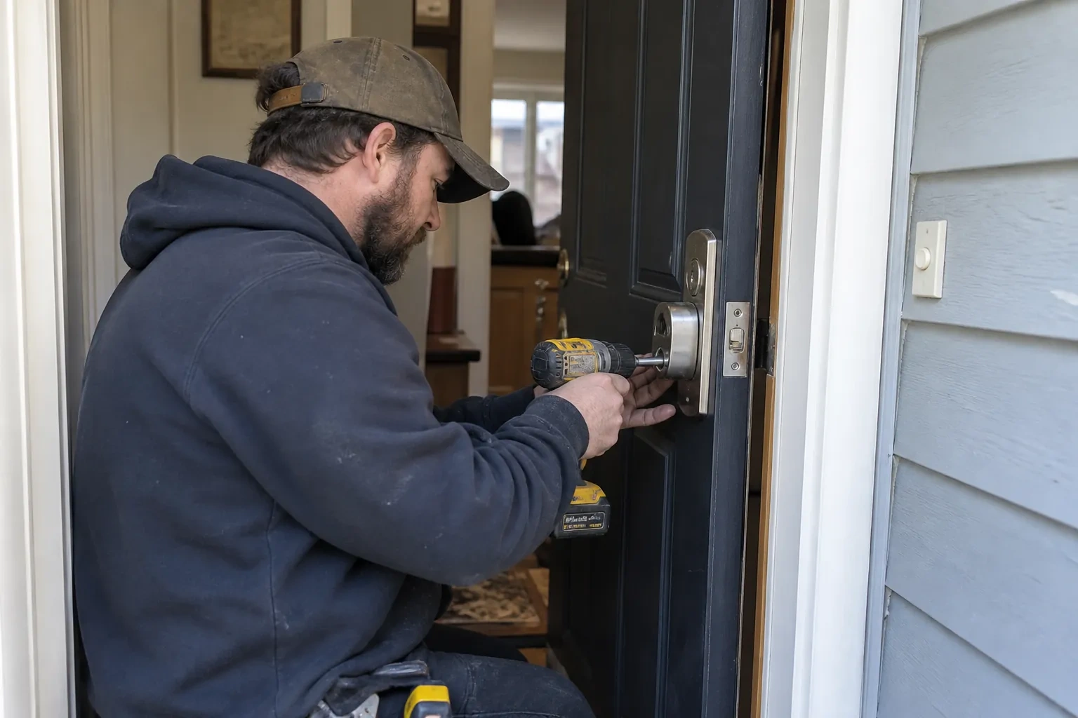 Illustrative locksmith scene — Northcrest