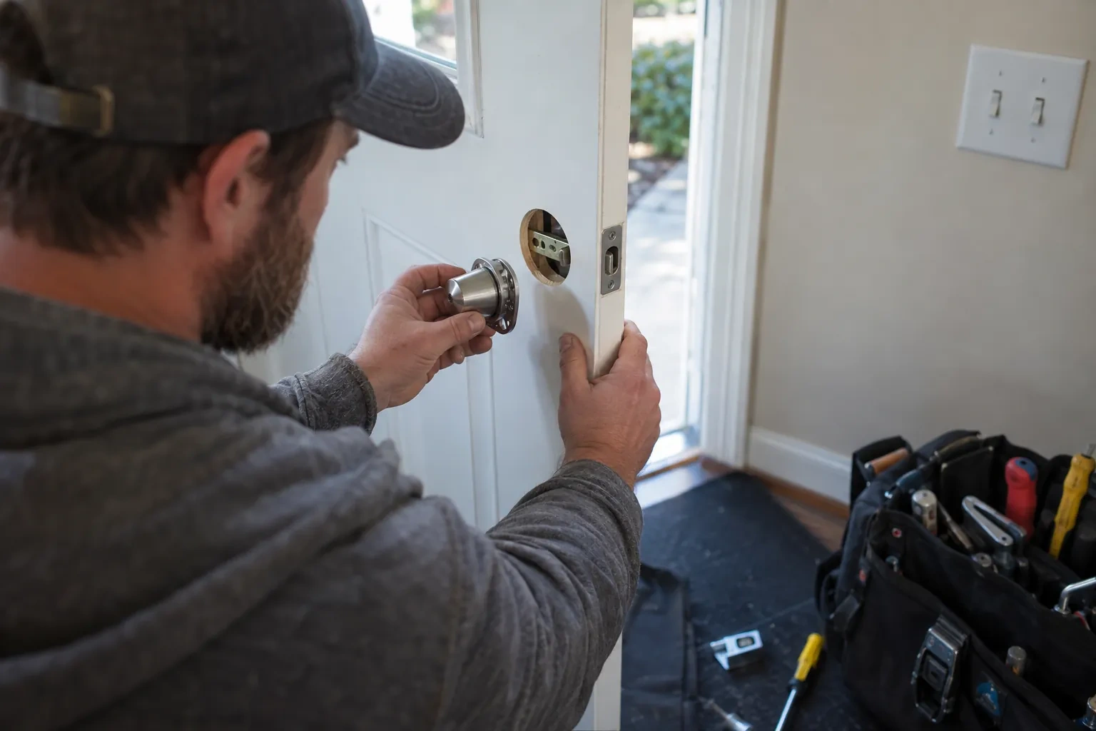 Illustrative locksmith scene — Broughdale